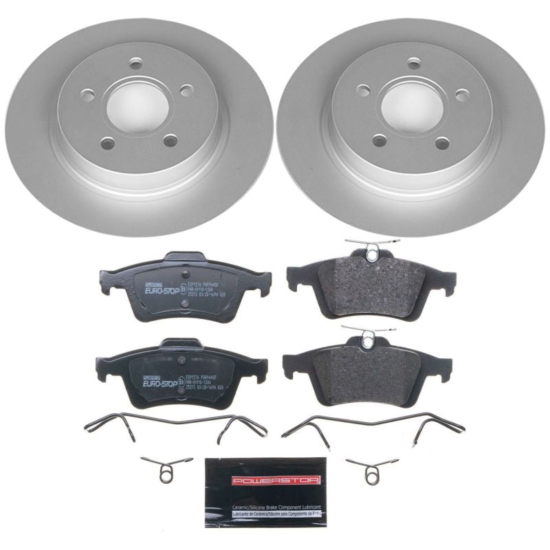 PowerStop Power Stop 08-13 Volvo C30 Rear Euro-Stop Brake Kit