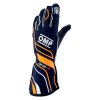 OMP Racing OMP One-S Gloves Navy Blue/Forange - Size L Fia 8556-2018