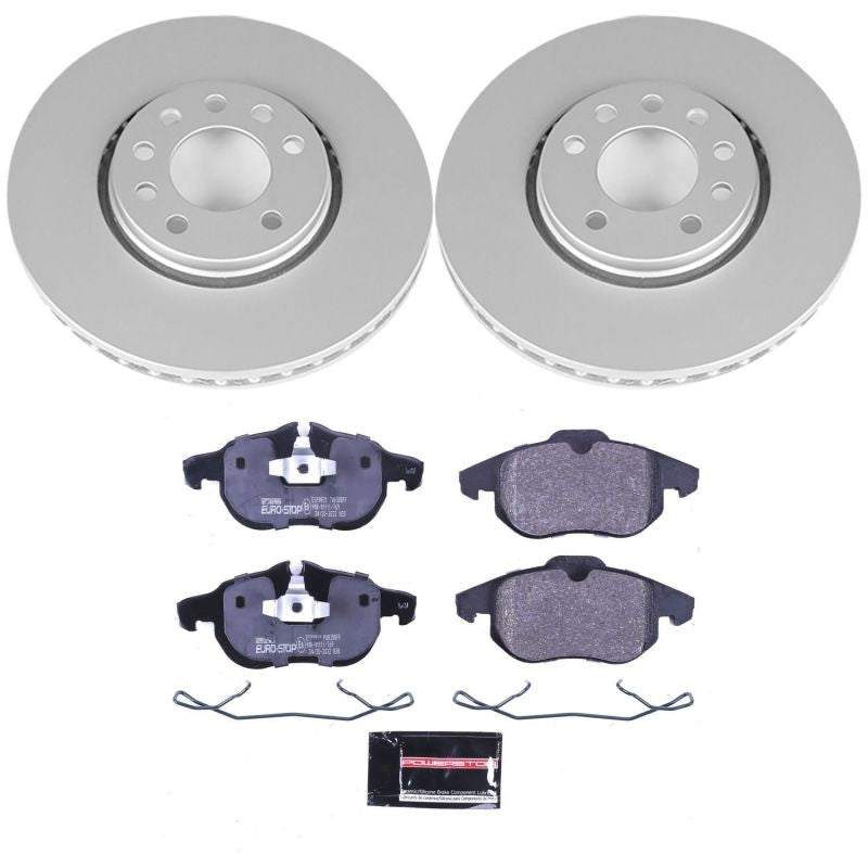 PowerStop Power Stop 03-11 Saab 9-3 Front Euro-Stop Brake Kit