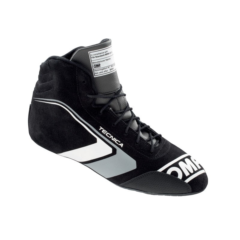 OMP Racing OMP Tecnica Shoes Black/Anthracite - Size 42 (Fia 8856-2018)