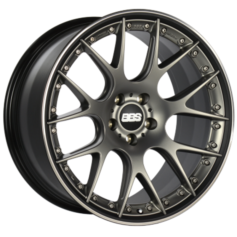 BBS CH-RII 21x10.5 5x108 ET32 Platinum w/ Satin Black Rim Prot Wheel PFS Req w/MS Etching