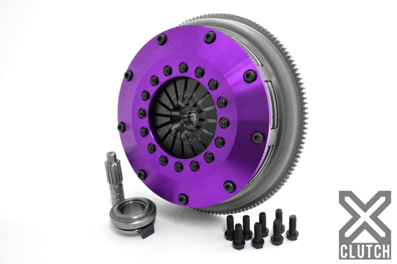 Clutch-Kit-Inc-Chromoly-Flywheel;-8--Twin-Solid-Ceramic-Clutch-Discs