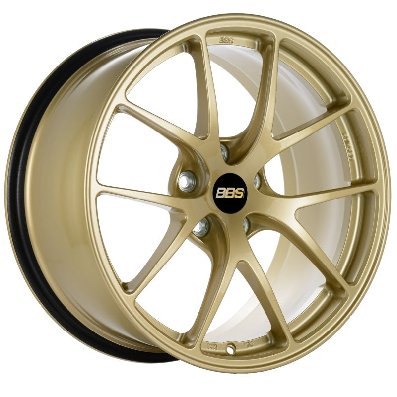 BBS RI-A 18x8.5 5x114.3 ET35 Gold Wheel -82mm PFS/Clip Required