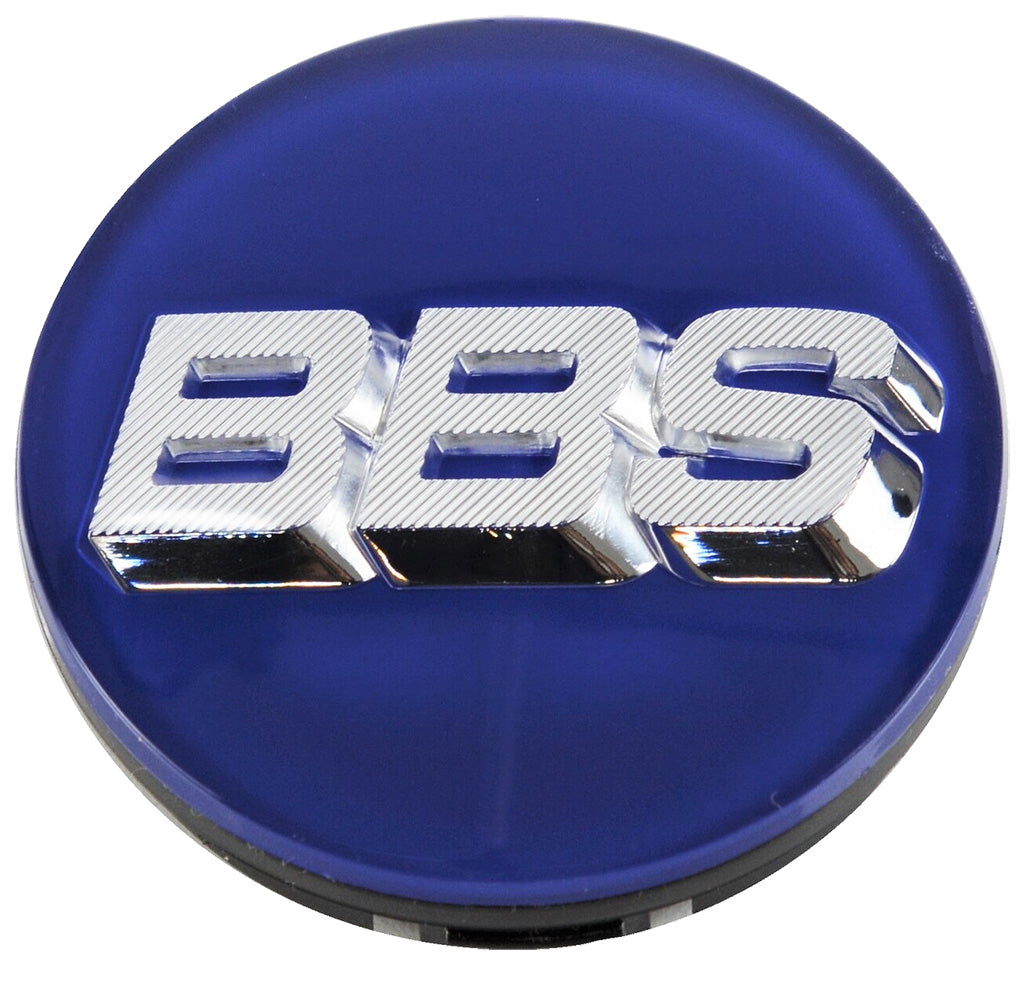 BBS Center Cap 56mm Blue/Silver - 3D