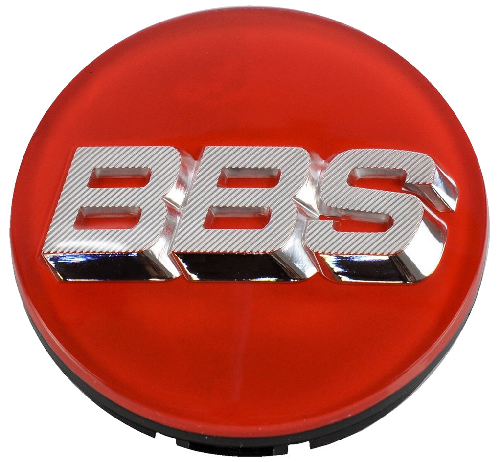 BBS Center Cap 56mm Red/Silver - 3D Floating