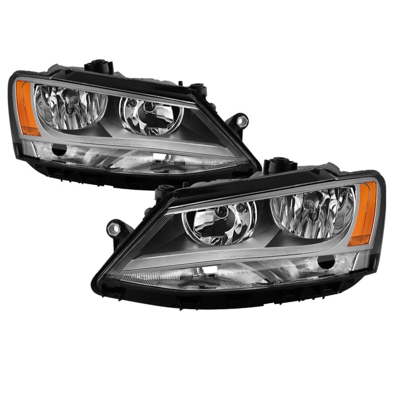 SPYDER xTune 11-18 Volkswagen Jetta Sedan OEM Style Halogen Headlights - Chrome (HD-JH-VJ11-AM-C)