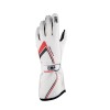 OMP Racing OMP Tecnica Gloves My2021 White - Size L (Fia 8856-2018)