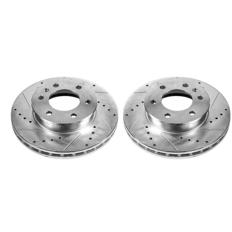 PowerStop Power Stop 19-21 Mercedes-Benz Sprinter 2500 Rear Drilled & Slotted Rotor (Pair)