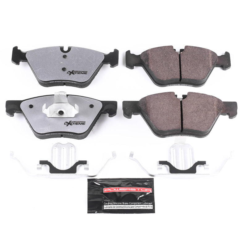 PowerStop Power Stop 11-16 BMW 528i Front Z26 Extreme Street Brake Pads w/Hardware