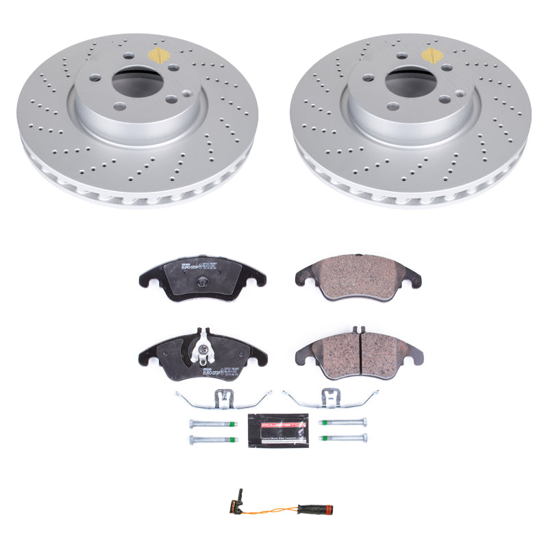 PowerStop Power Stop 2014 Mercedes-Benz C300 Front Euro-Stop Brake Kit