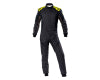 OMP Racing OMP First Evo Overall Anth/F Yellow - Size 42 (Fia 8856-2018)