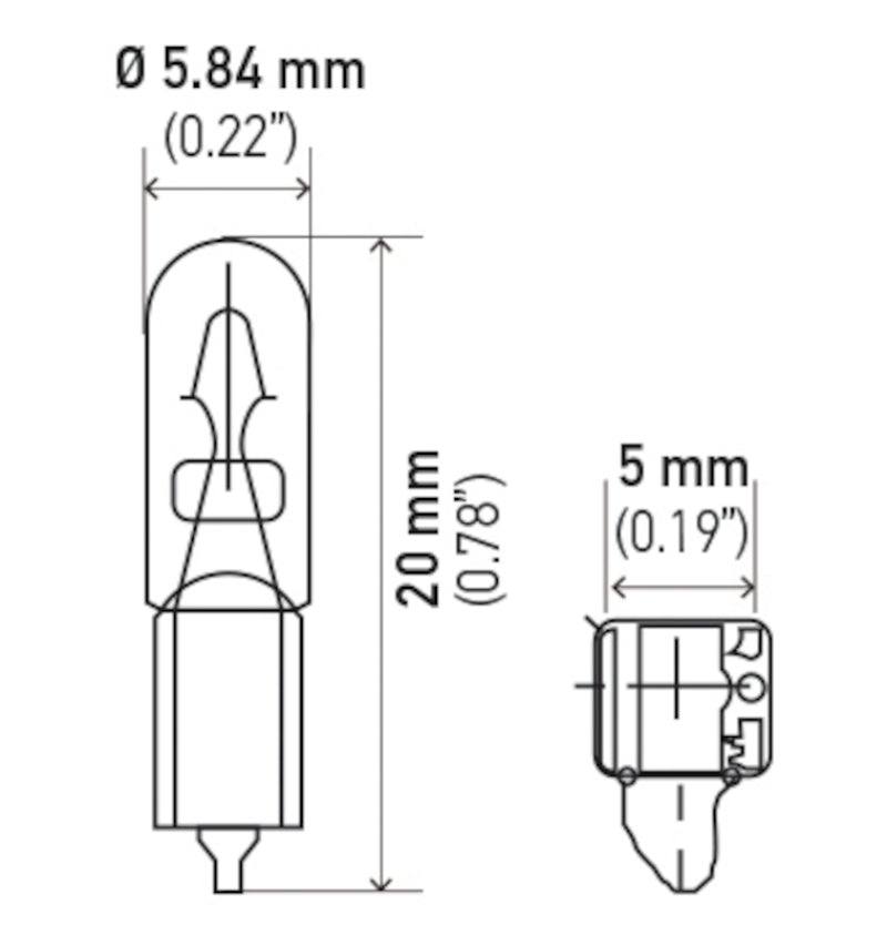 Hella Bulb 2723 12V 23W W2X46D T15