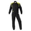 OMP Racing OMP First-S Overall Anthr/Fluorescent Yellow - Size 44 (Fia 8856-2018)