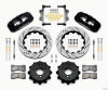 Wilwood AERO4 Rear Kit 14.00 Drilled 2007-2011 BMW E90 Series w/Lines