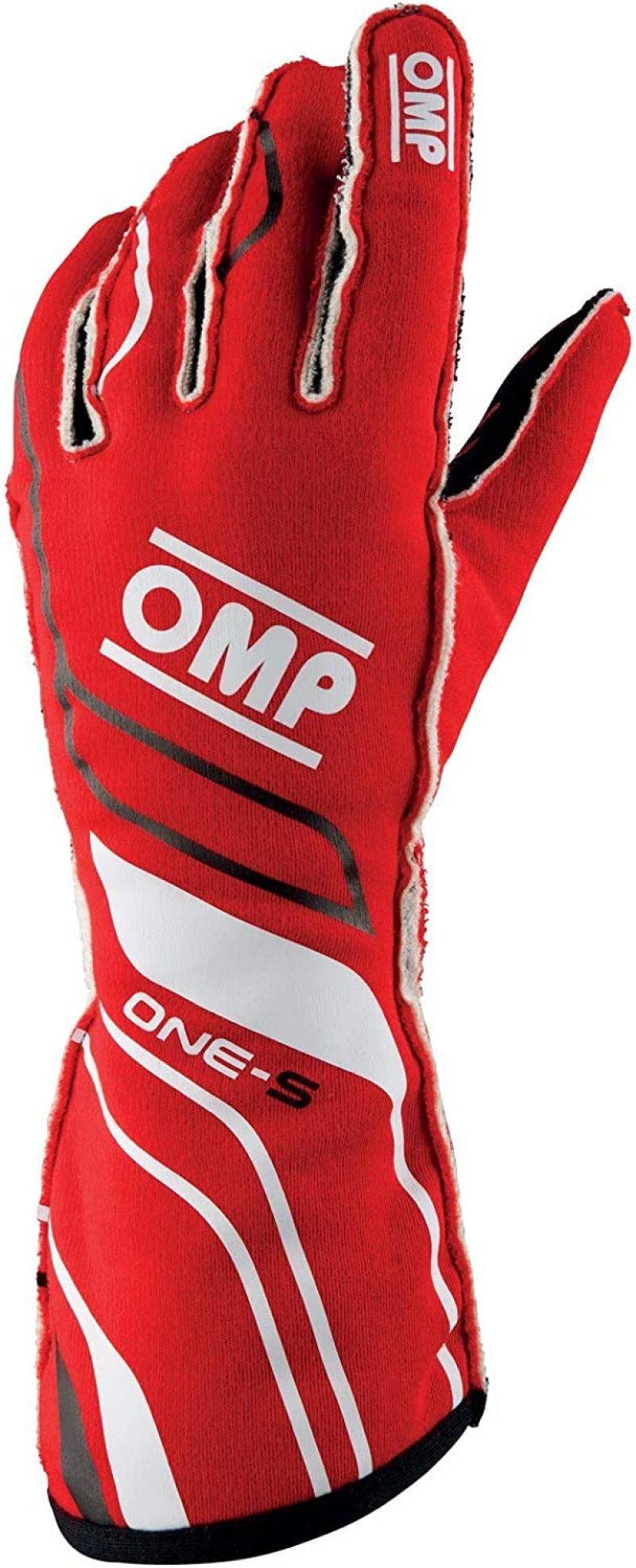 OMP Racing OMP One-S Gloves Red - Size L Fia 8556-2018