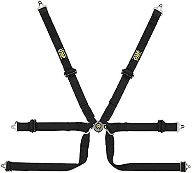 OMP Racing OMP Safety Harness Tecnica 2In Prot Black Pull Up - (Fia 8853-2016)