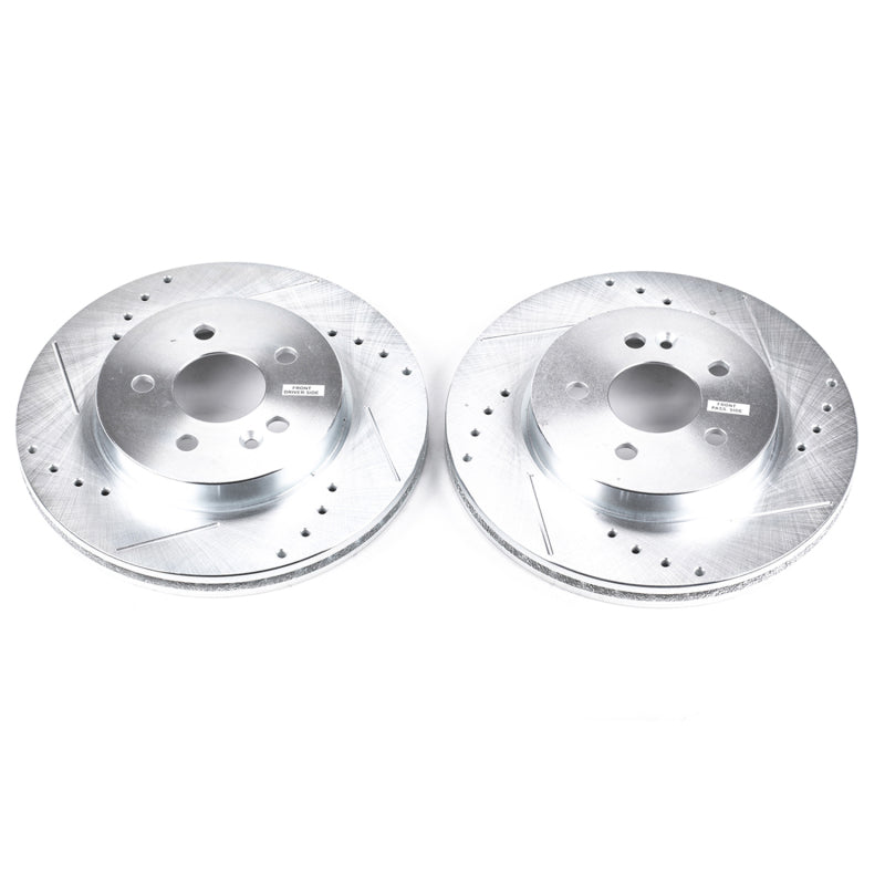 PowerStop Power Stop 98-03 Mercedes-Benz ML320 Front Evolution Drilled & Slotted Rotors - Pair