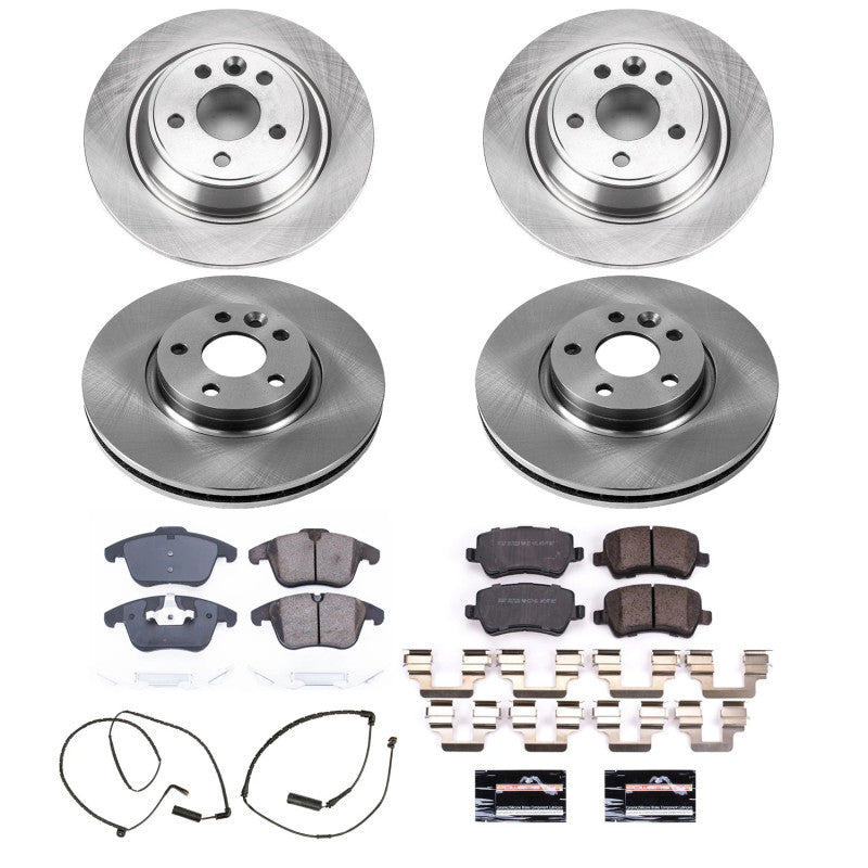 PowerStop Power Stop 12-15 Land Rover Range Rover Evoque Front & Rear Autospecialty Brake Kit