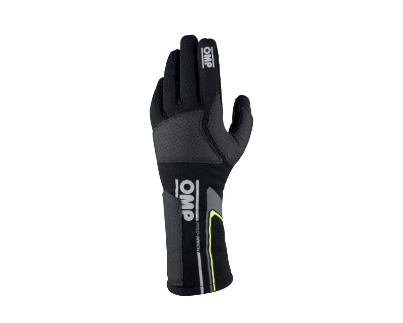 OMP Racing OMP Pro Mech Evo Gloves Black - Size L (Fia 8856-2018)