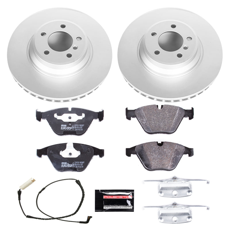 PowerStop Power Stop 02-05 BMW 745i Front Euro-Stop Brake Kit