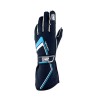 OMP Racing OMP Tecnica Gloves My2021 Navy/Cyan - Size Xs (Fia 8856-2018)