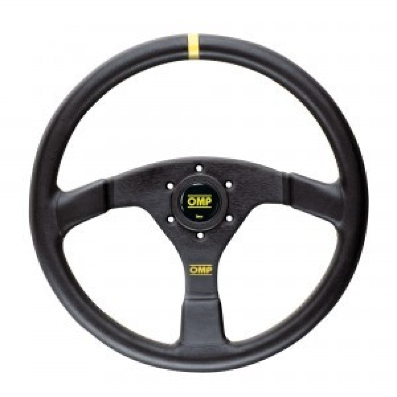 OMP Racing OMP Velocita Flat Steering Wheel 350mm - - Large Leather (Black)