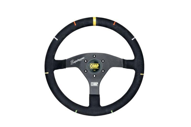 OMP Racing OMP Recce Series Steering Wheel 350 mm - Black/White