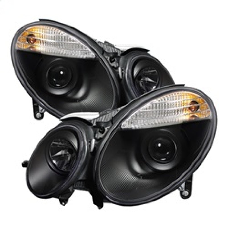 Spyder Mercedes Benz E-Class 03-06 Projector Headlights Xenon/HID Model- Blk PRO-YD-MBW21103-HID-BK