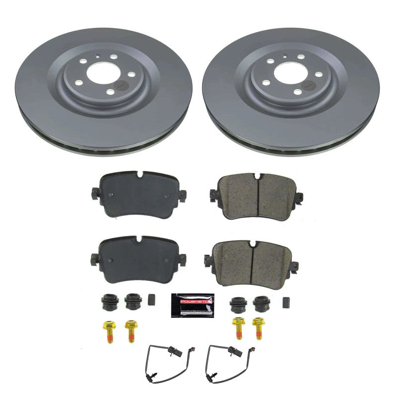 PowerStop Power Stop 19-20 Audi A8 Quattro Rear Z23 Coated Brake Kit