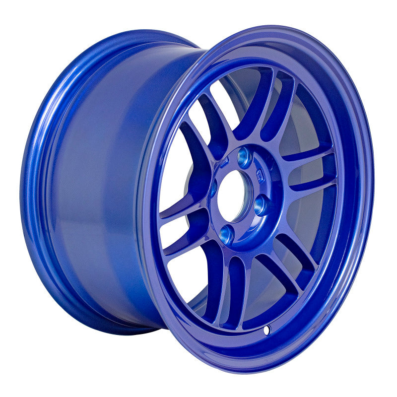 Enkei RPF1 15x8 4x100 28mm Offset 5 Hub Bore Victory Blue Wheel - 11.64Lbs