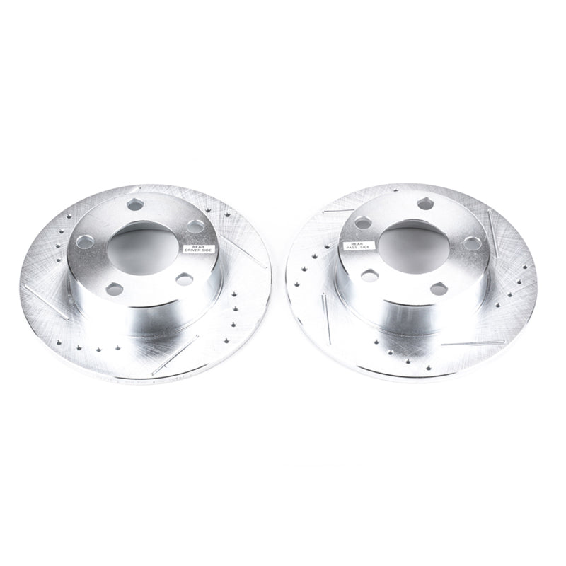 PowerStop Power Stop 98-01 Audi A6 Quattro Rear Evolution Drilled & Slotted Rotors - Pair