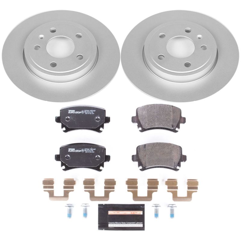 PowerStop Power Stop 05-09 Audi A4 Rear Euro-Stop Brake Kit