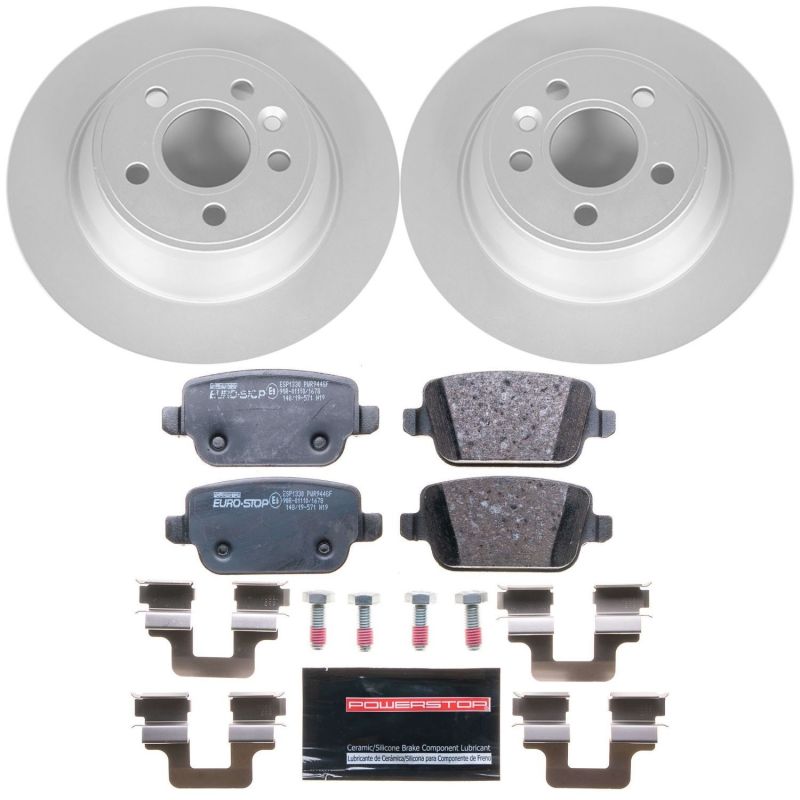 PowerStop Power Stop 07-11 Volvo S80 Rear Euro-Stop Brake Kit