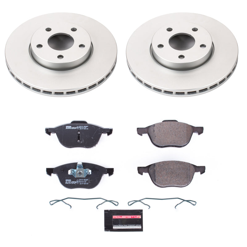 PowerStop Power Stop 13-18 Ford C-Max Front Euro-Stop Brake Kit