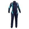 OMP Racing OMP First Elle Overall Navy Blue/Tiffany - Size 48 For Women - (Fia 8856-2018)