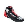 OMP Racing OMP One Evo X R Shoes Black/Silver/Red - Size 37 (Fia 8856-2018)