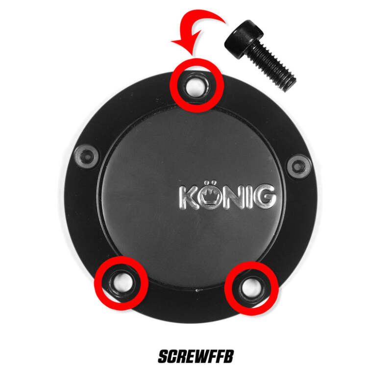 Konig Wheels Konig Cap Screw (Black) For CAPFFB - Flow Formed