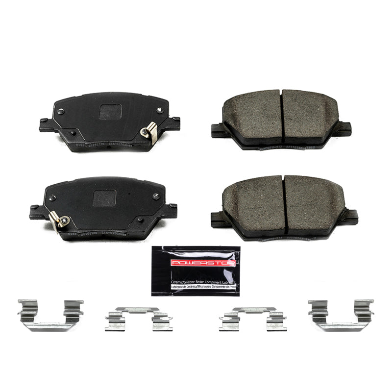 PowerStop Power Stop 16-18 Fiat 500X Front Z23 Evolution Sport Brake Pads w/Hardware