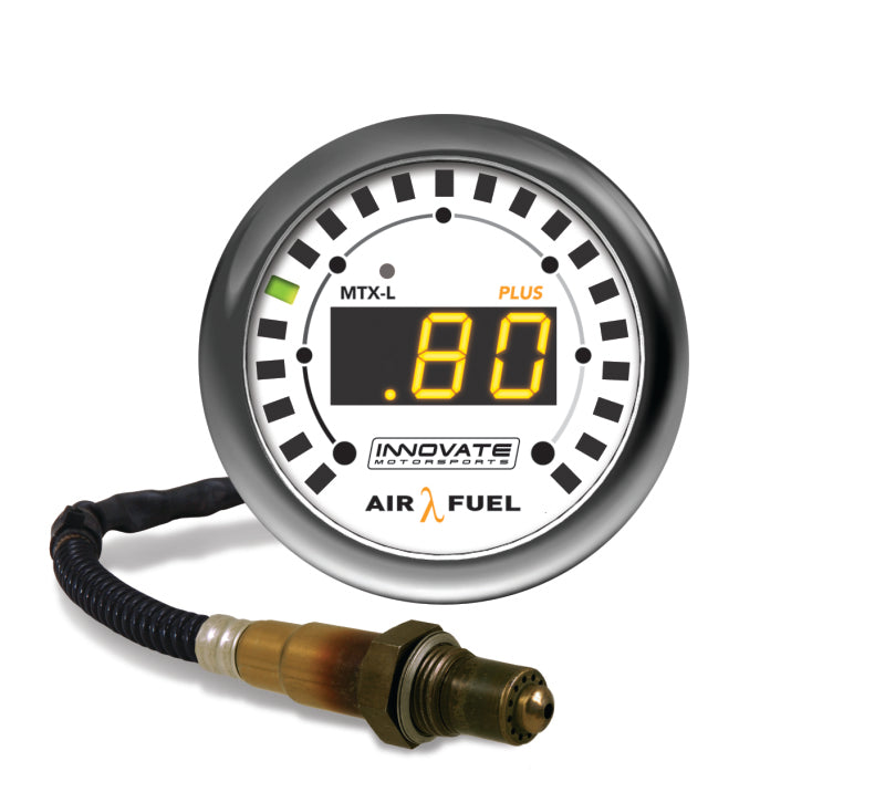 Innovate Motorsports Innovate MTX-L PLUS Digital Air/Fuel Ratio Gauge Kit 8ft w/O2 Sensor