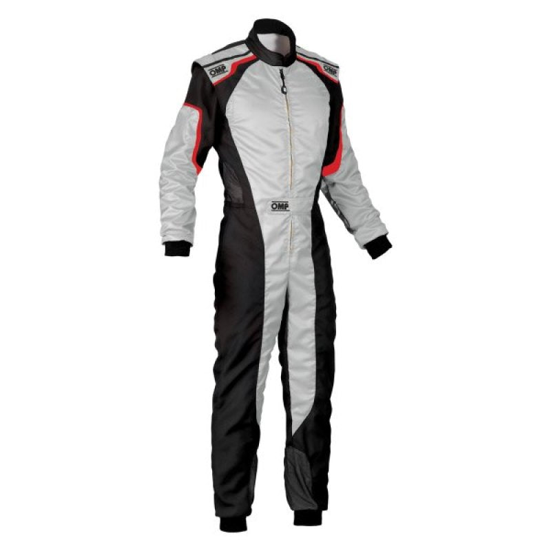 OMP Racing OMP KS-3 Overall Grey/Black - Size 120 (For Children)