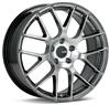 Enkei Raijin 19x8.5 38mm Offset 5x120 Bolt Pattern 72.6 Hub Bore Hyper Silver Wheel