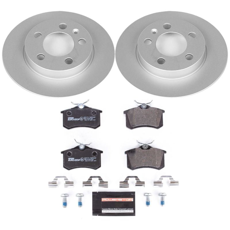 PowerStop Power Stop 00-06 Audi TT Quattro Rear Euro-Stop Brake Kit