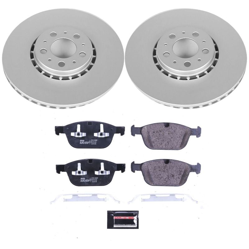 PowerStop Power Stop 03-14 Volvo XC90 Front Euro-Stop Brake Kit