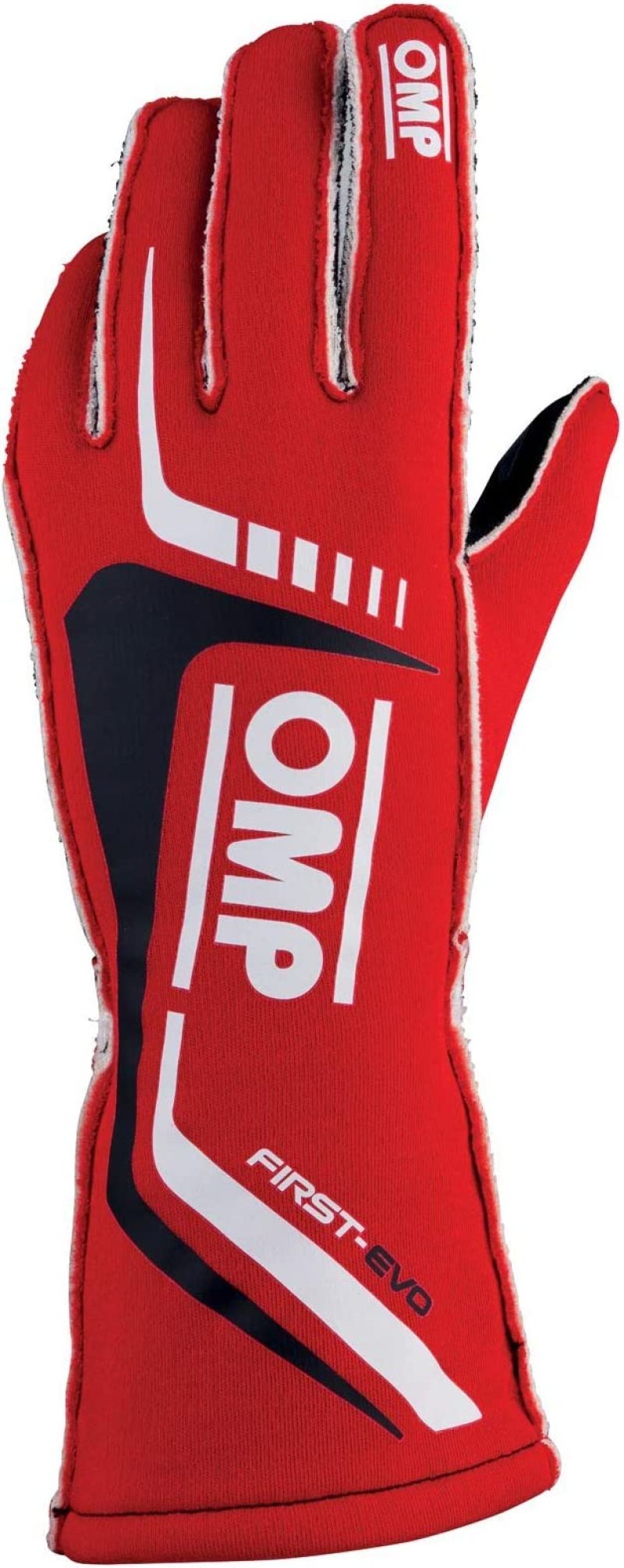 OMP Racing OMP First Evo Gloves Red - Size L (Fia 8856-2018)