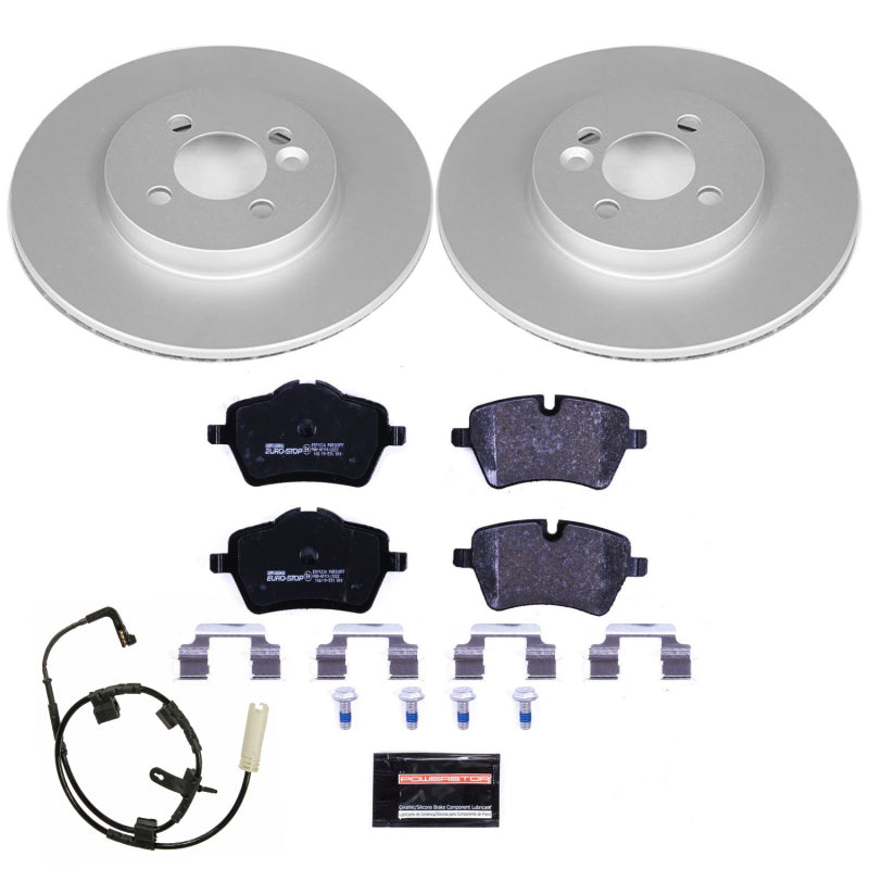 PowerStop Power Stop 07-10 Mini Cooper Front Euro-Stop Brake Kit