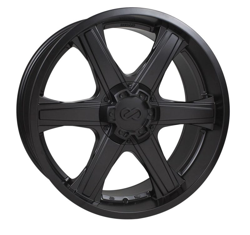 Enkei BHAWK 22x9.5 6x139.7 15mm Offset 108mm Bore Black Wheel