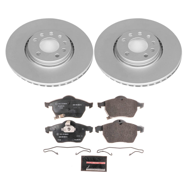 PowerStop Power Stop 99-02 Saab 9-3 Front Euro-Stop Brake Kit