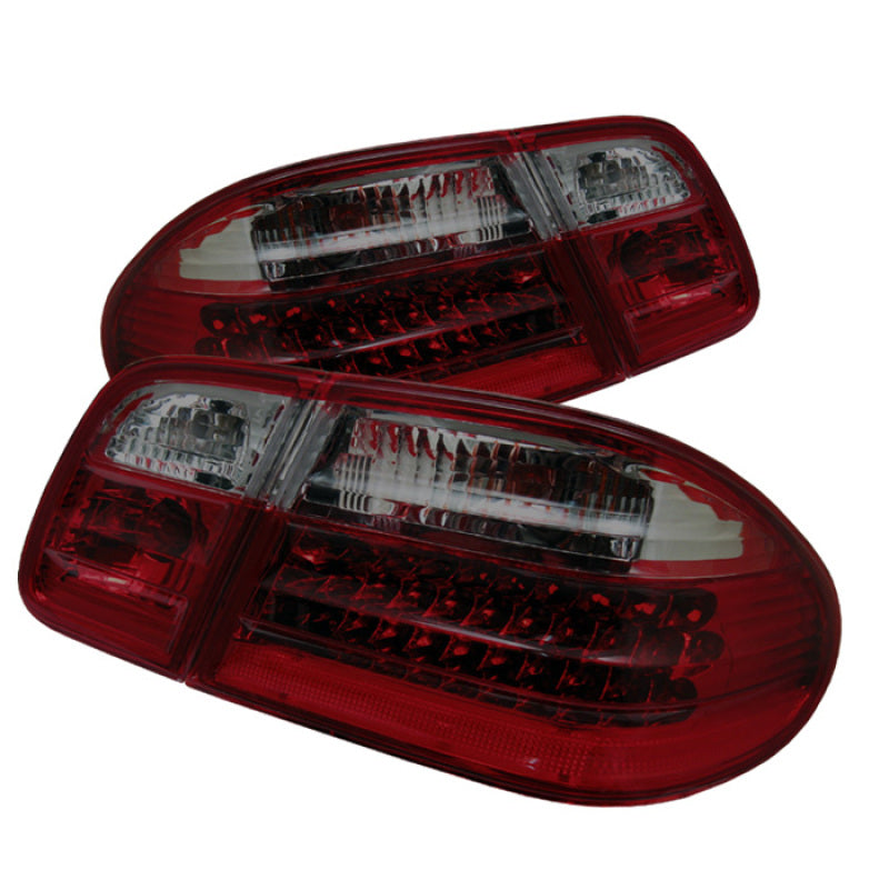 SPYDER Xtune Mercedes Benz W210 E-Class 96-02 LED Tail Lights Red Smoke ALT-CL-MBW210-LED-RSM