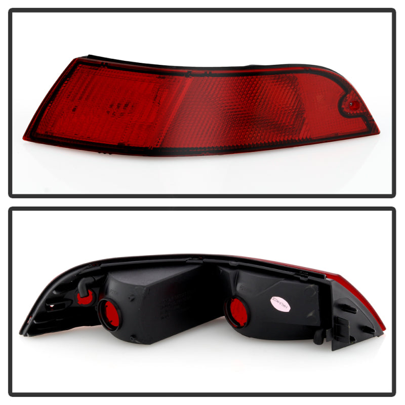 Spyder Porsche 993 1995-1998 OEM Tail Light - Red Smoke