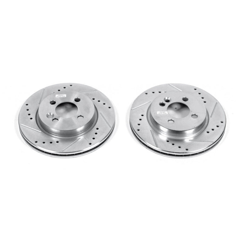 PowerStop Power Stop 07-09 Mini Cooper Front Evolution Drilled & Slotted Rotors - Pair